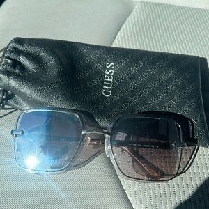 Guess Sunglasses reflective mirror lens